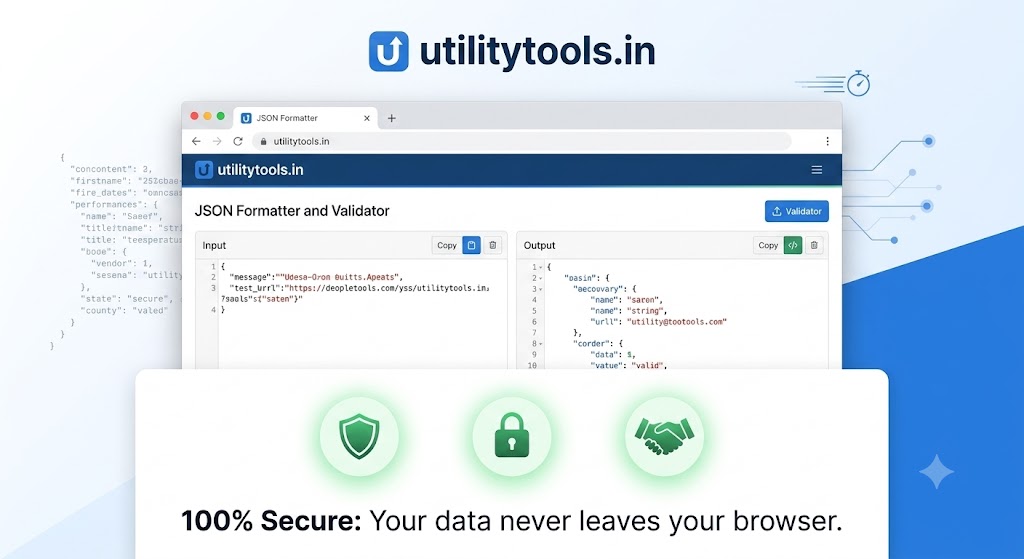 Best Online JSON Formatter and Validator (100% Secure)