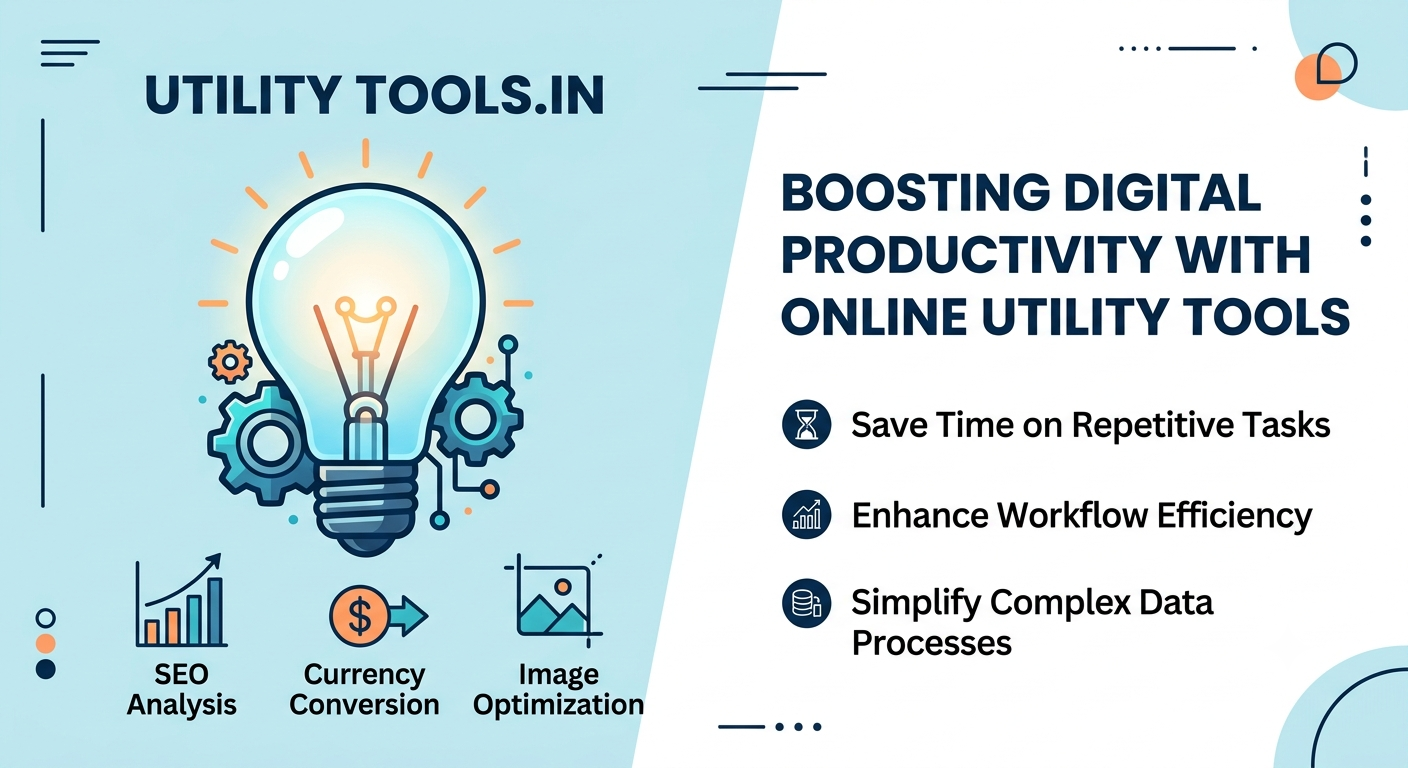 Boost Your Digital Productivity: The Ultimate Guide to Free Online Tools at UtilityTools.in