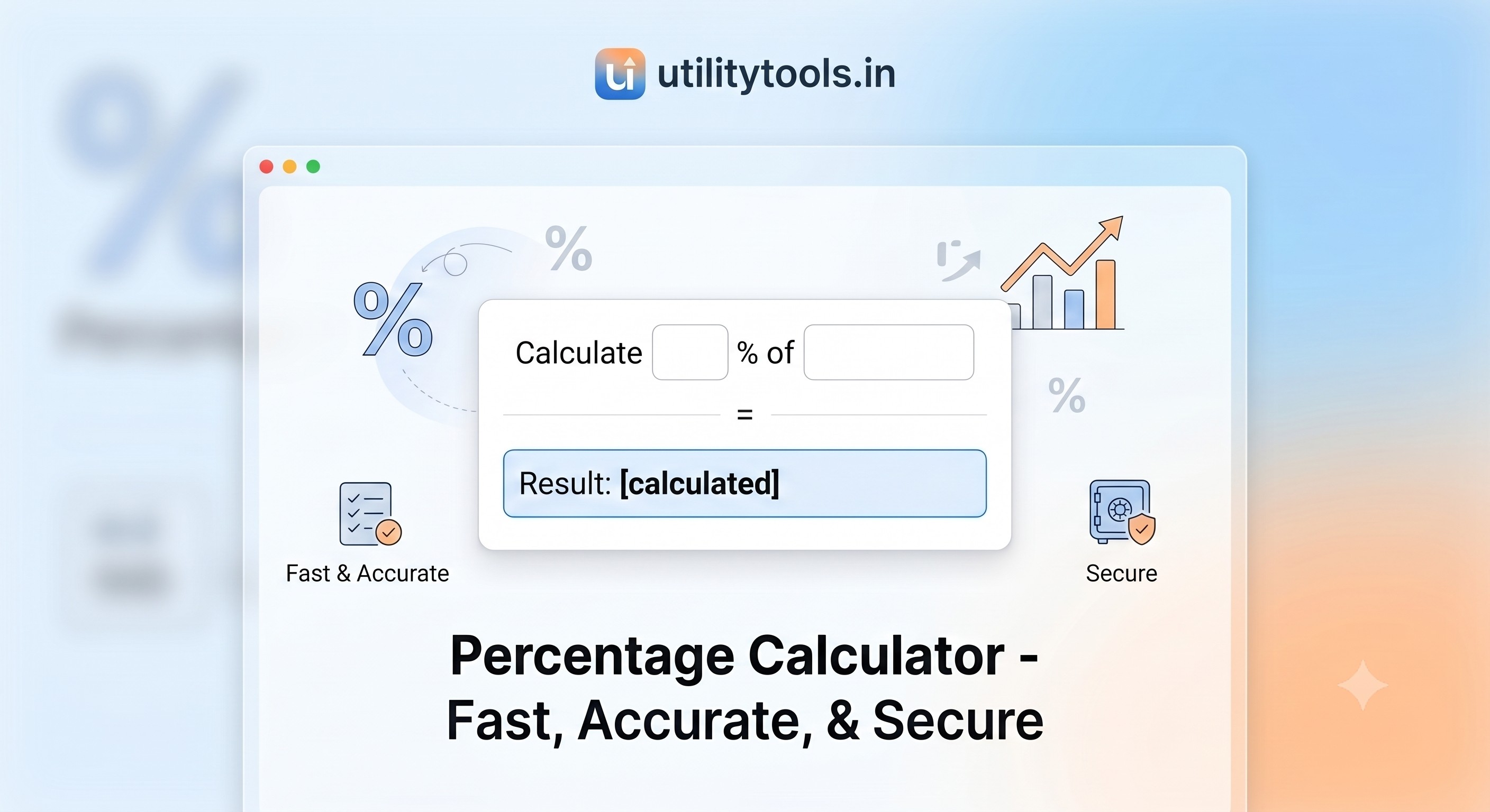 Fast & Accurate Online Percentage Calculator (Free Tool)