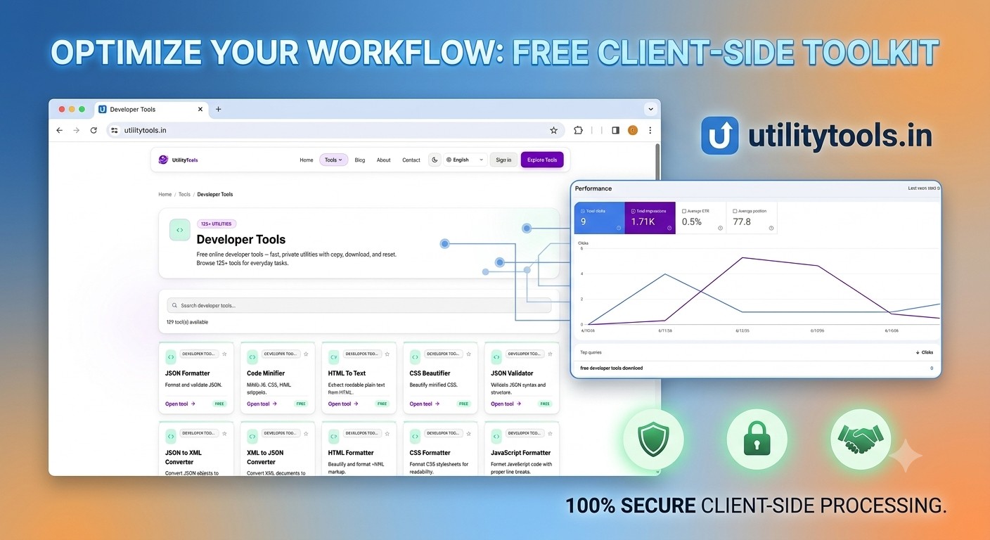 Complete Free Developer Tools Toolkit (100% Secure Downloads)